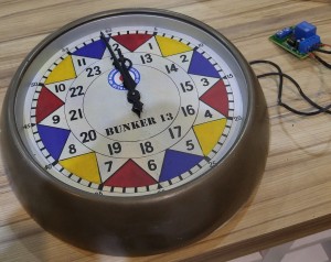 Laser printed Sector clock face added
